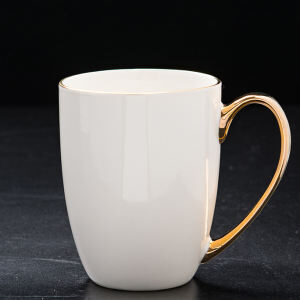 Gold handle Nordic Ceramic Mug (Min order: 6pcs)